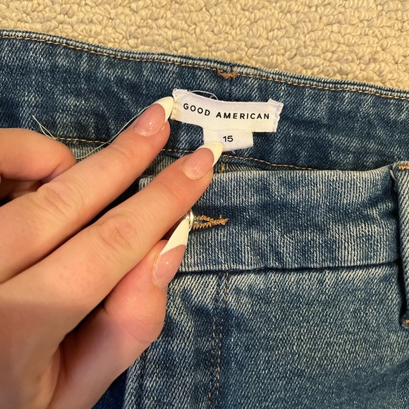 Stretchy Fit and flare Good Americans,  worn once, high waist - Picture 6 of 6